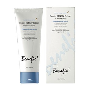 Benefie' BARRIER Renew Cream Korean Moisturizing Cosmetic For Baby Skin, Children and Sensitive Elderly Skin